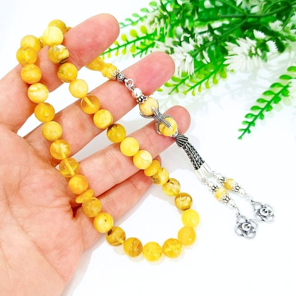 Damla Kehribar Tesbih 00413