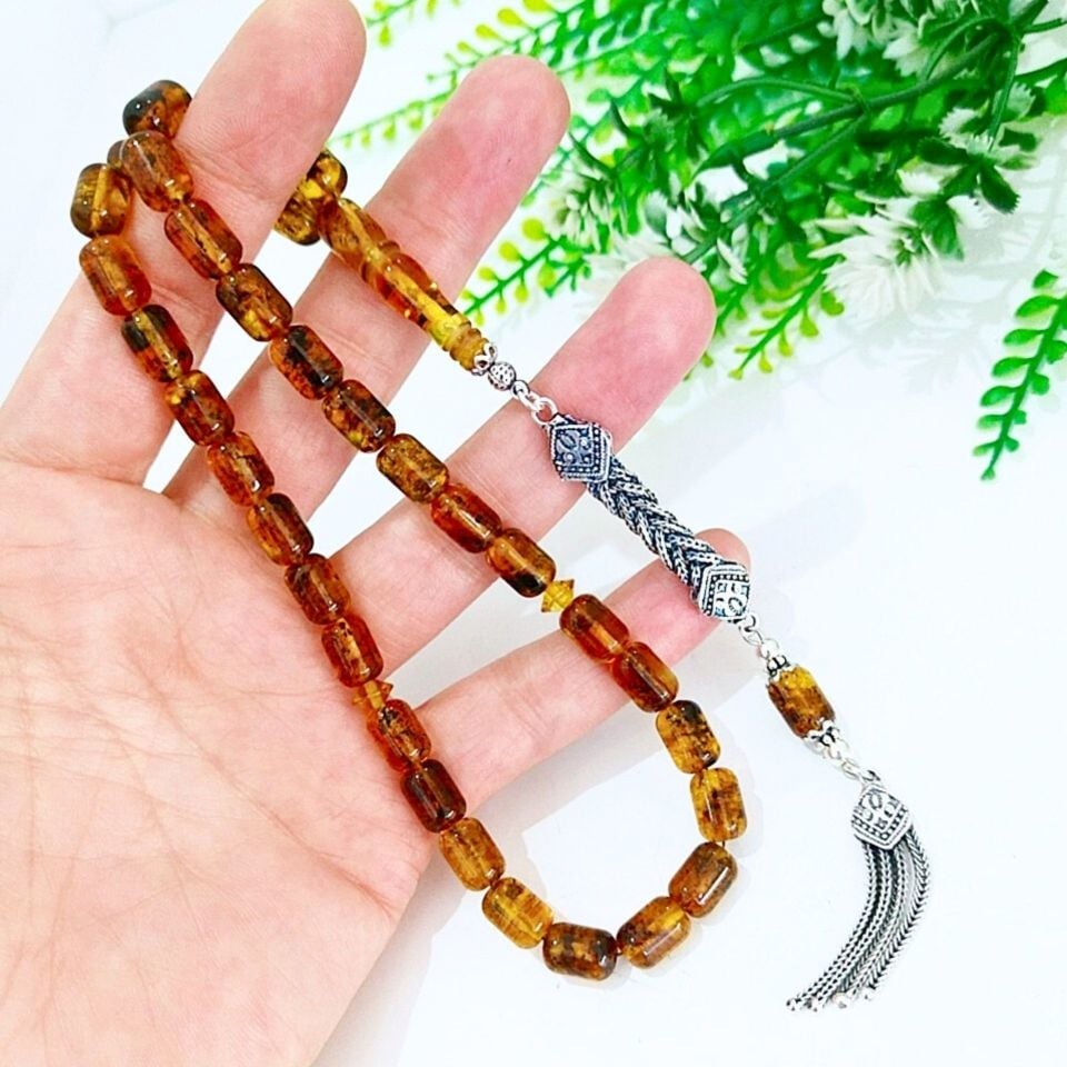 Damla Kehribar Tesbih 00421