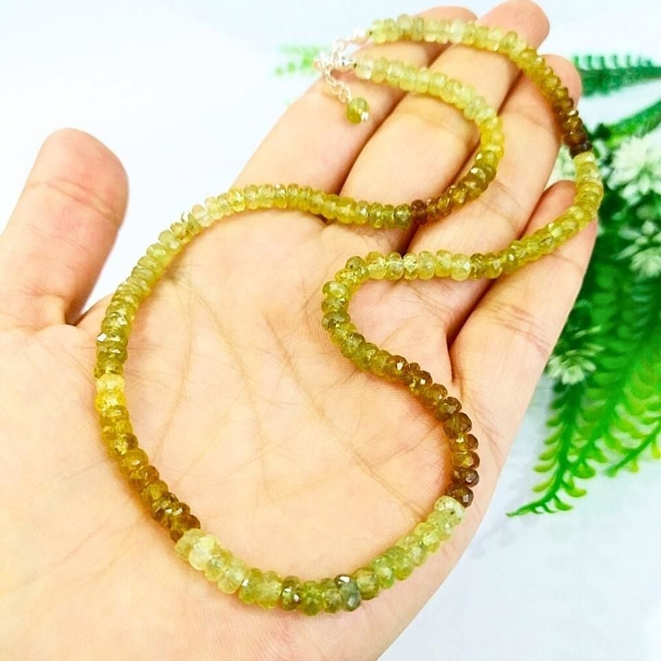 Hessonit Garnet Doğal Taş Kolye – DKLY286