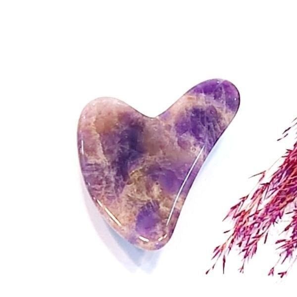 Ametist Gua Sha Masaj Taşı