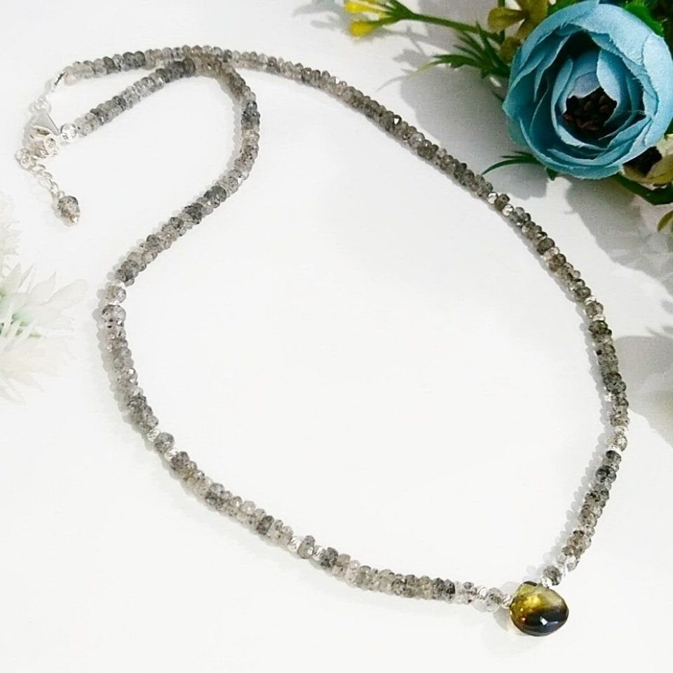 Herkimer Elması Özel Tasarım Kolye