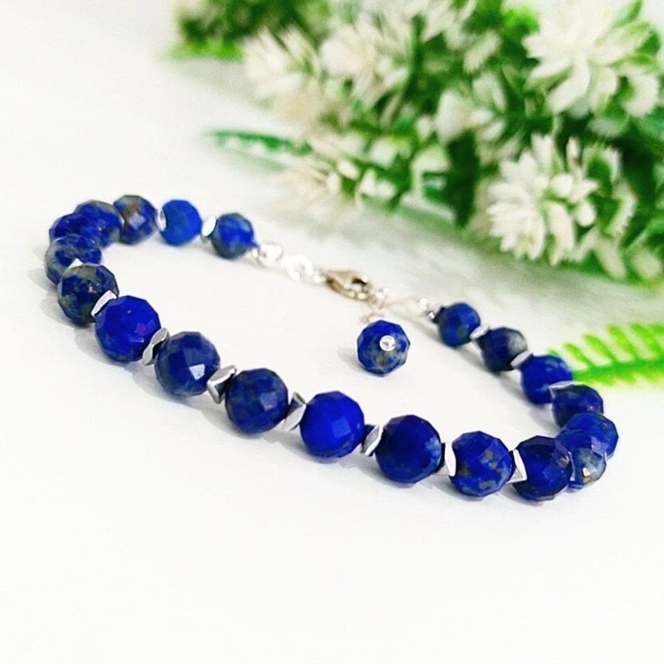 Lapis Lazuli Doğal Taş Bileklik - BLK883