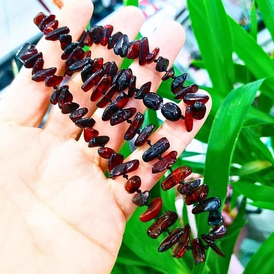 Kehribar Baltık Damla Kolye