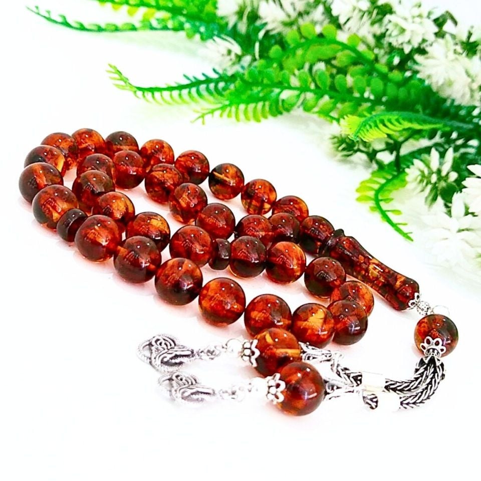 Damla Kehribar Tesbih 00387
