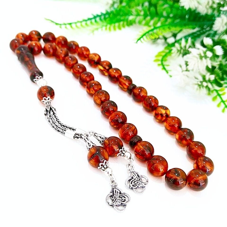 Damla Kehribar Tesbih 00387