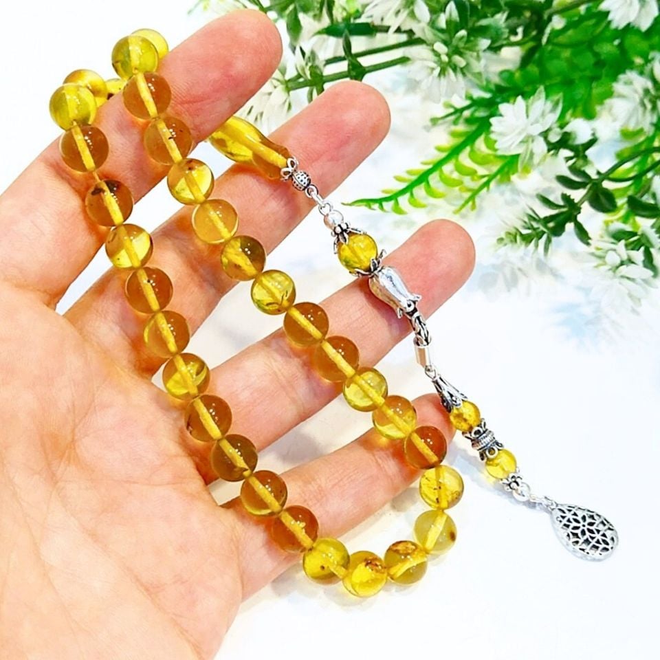 Damla Kehribar Tesbih 00395