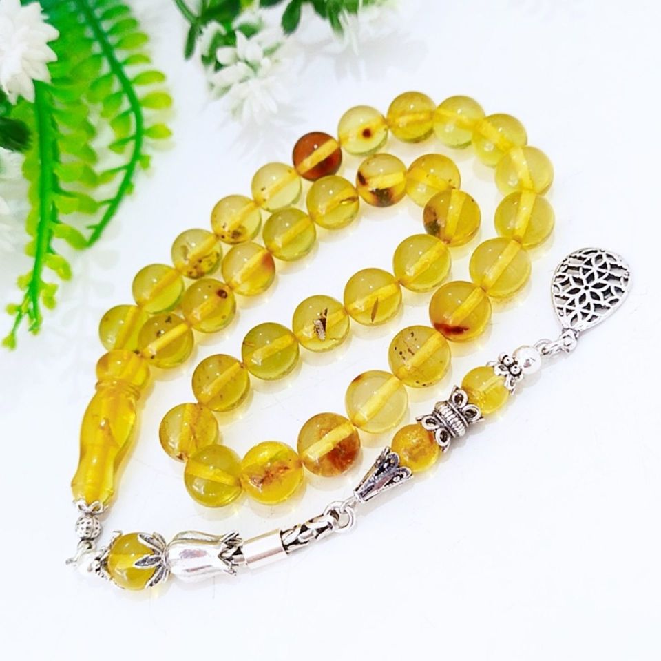 Damla Kehribar Tesbih 00395