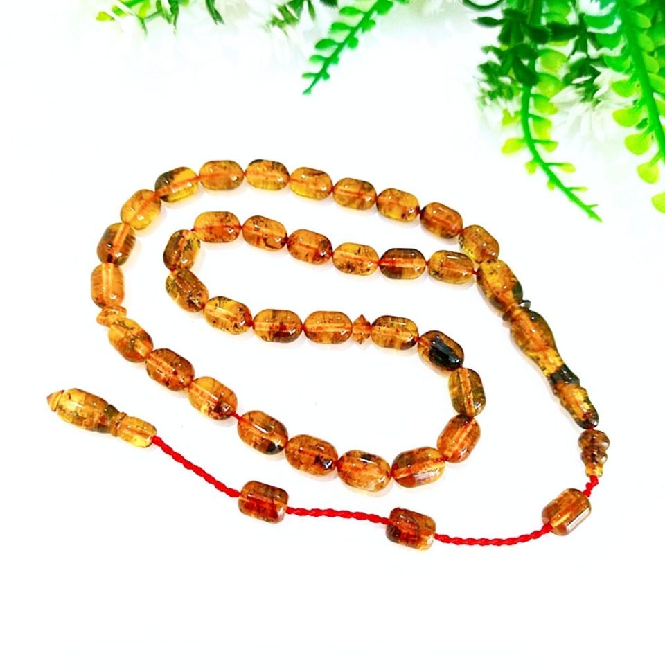 Damla Kehribar Tesbih 00439