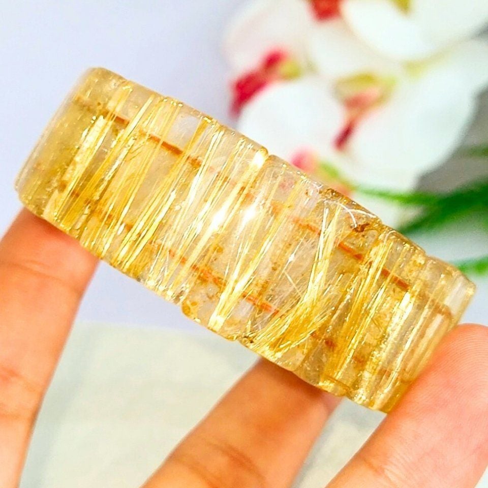 Gold Beril Doğal Taş Bileklik – BLK920