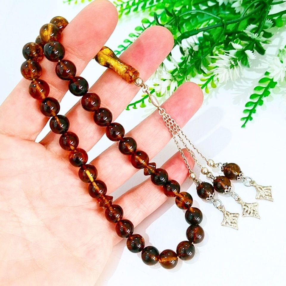 Damla Kehribar Tesbih 00427