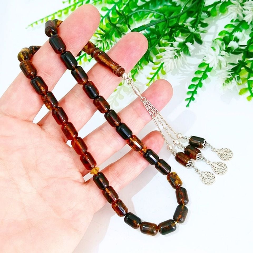 Damla Kehribar Tesbih 00428
