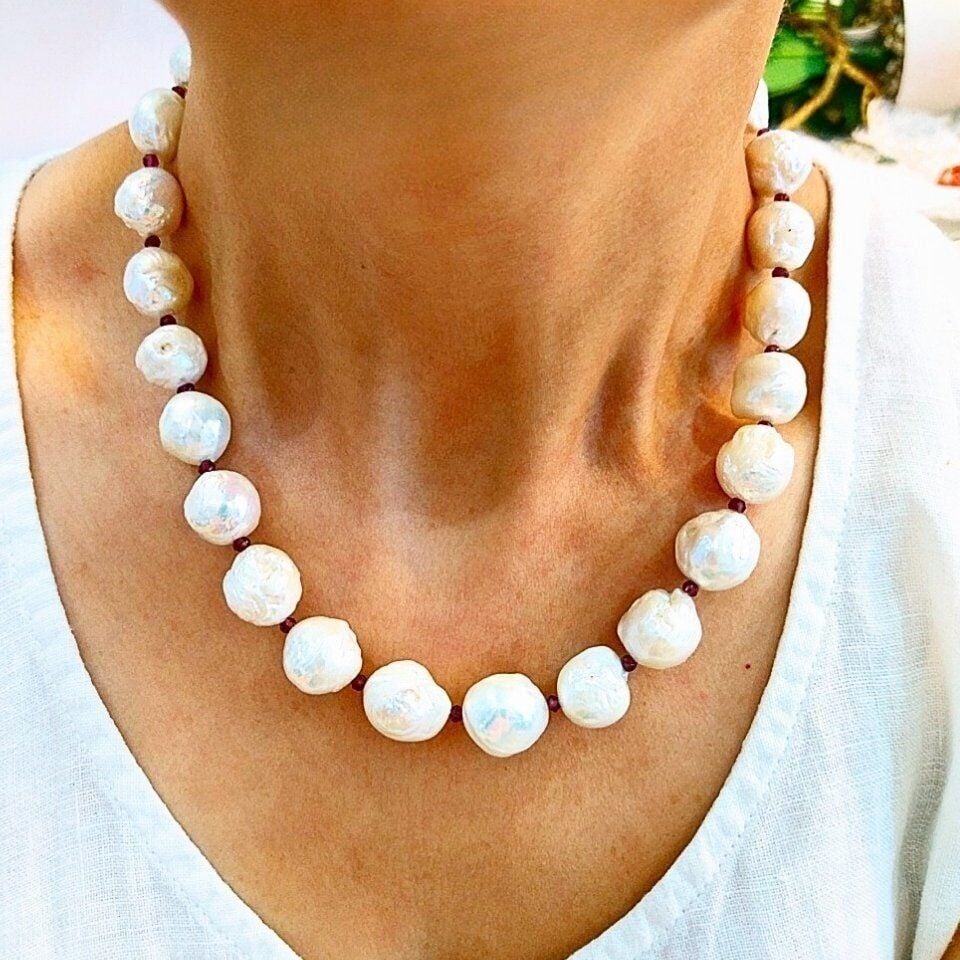 Barok İnci Özel Tasarım Kolye – DKLY306