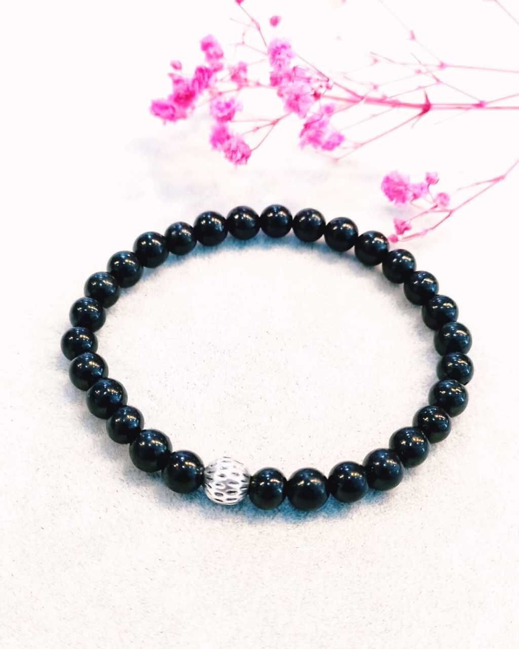 Shungite Doğaltaş Bileklik 8 mm